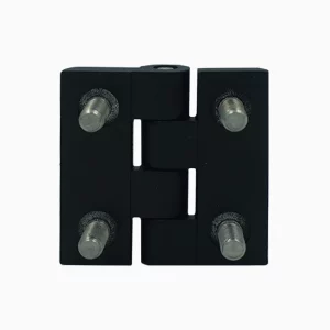 BISAGRA EXTERNA ZAMAK NEGRA 60x60 TIPO PARCHE 180 GRADOS