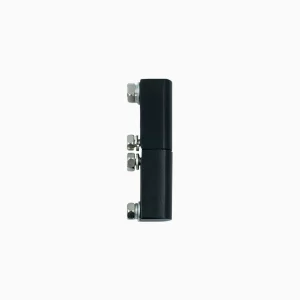 BISAGRA EXTERNA ZAMAK NEGRA 80MM 180 GRADOS