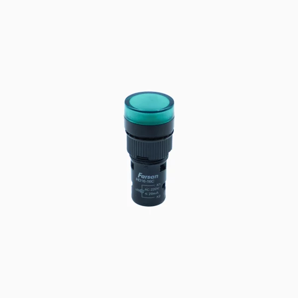 LUZ PILOTO LED AC220V 16MM VERDE