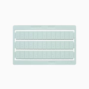 PLACA IDENTIFICACION BORNE @SCRIPT (6x12) 39P MORSETTI