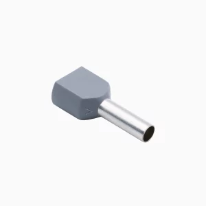 FERRULE DOBLE 2,5 mm (14 AWG) GRIS (100 U)
