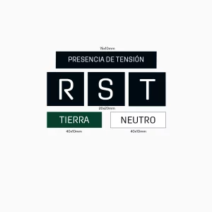 KIT 1 - PRESENCIA TENSION/RST/TIERRA/NEUTRO (x3 und. c/u)