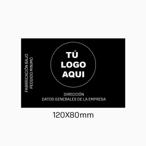 KIT 29 - LOGO PERSONALIZADO 80x120mm (1 unidad)