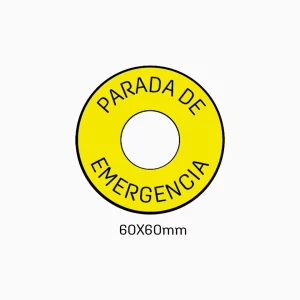 KIT 7 - PARADA DE EMERGENCIA DIAM 60mm PERF. 22.5mm 3 UN