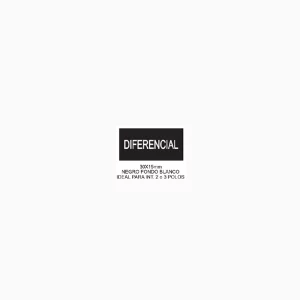 KIT 8 - DIFERENCIAL 30x15mm (x10 unidades)