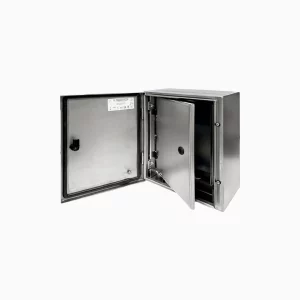 TABLERO 600 x 400 x 200mm INOX C/ PUERTA INTERIOR