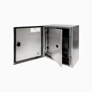 TABLERO 800 x 600 x 300mm INOX C/ PUERTA INTERIOR