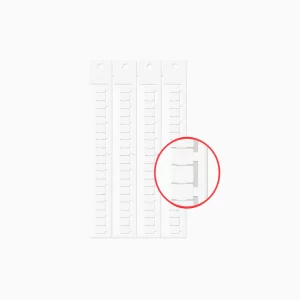 TARJETA MARCA BORNE 6,0mm ONKA (56 pcs)
