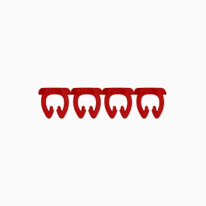 MARCA CABLES N°2 - ROJO (4,0 - 6,0mm2) ONKA (400pcs)