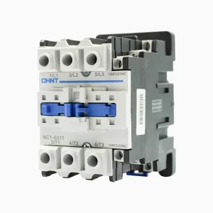 CONTACTOR NC1, 50A 3P+1NA+1NC; 22KW (AC3/380V), CONTROL 220 VAC