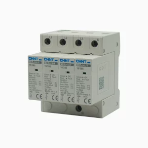 LIMITADOR DE SOBRETENSION CLASE I+II 4P 385VAC, IMAX 15KA CON C. AUX.