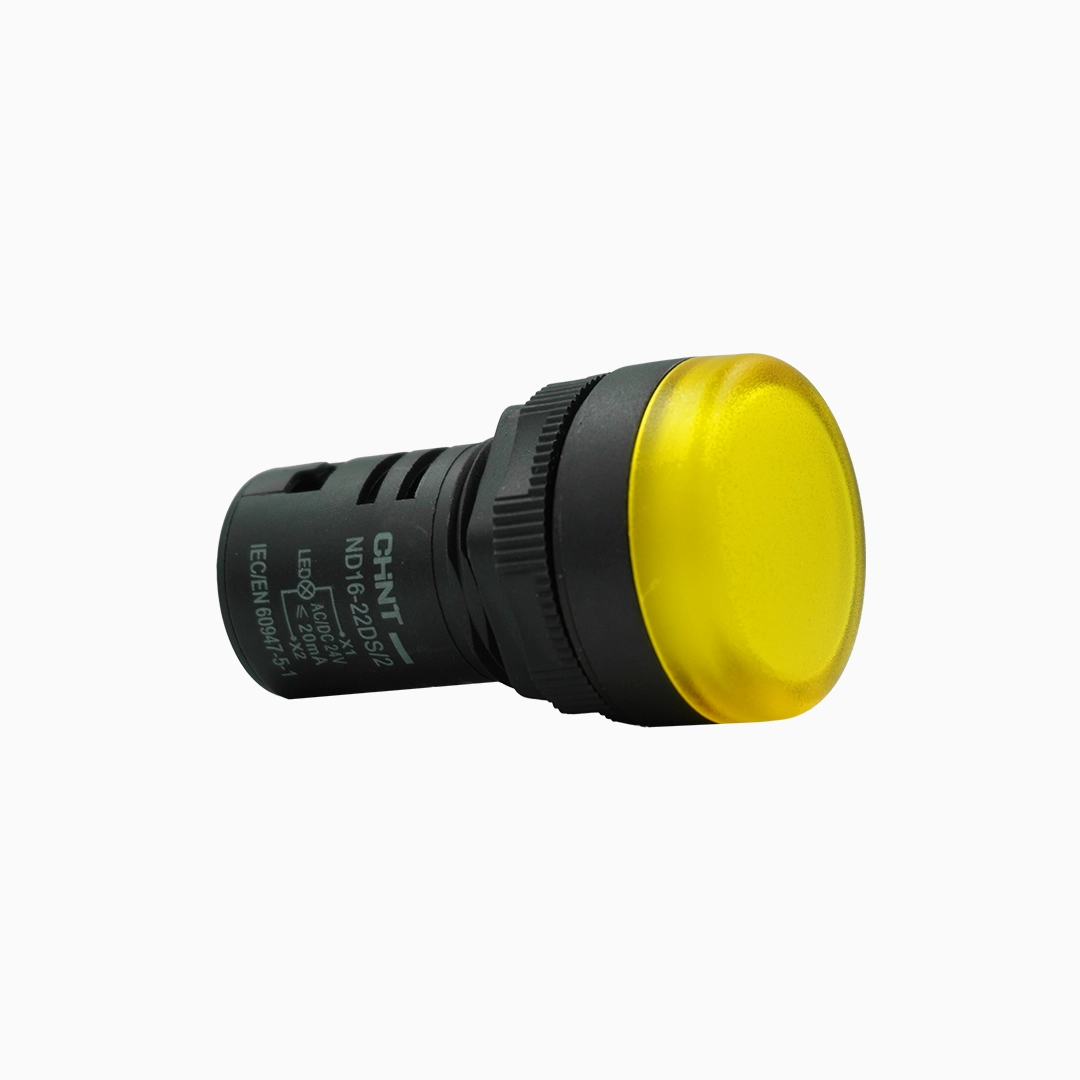 PILOTO COMPACTO IP65 Ø22MM 24VAC/DC AMARILLO C/ LED