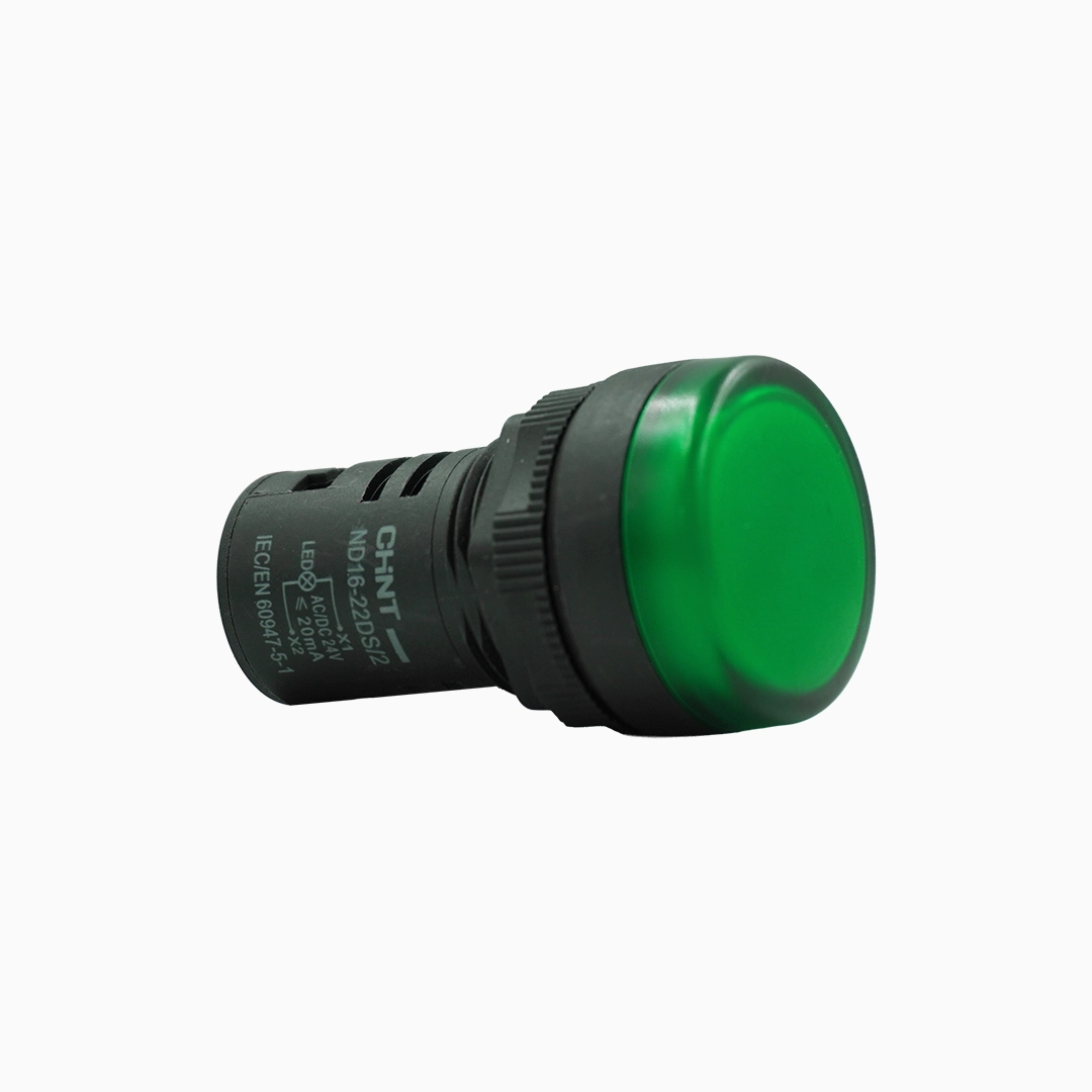 PILOTO COMPACTO IP65 Ø22MM 24VAC/DC VERDE C/ LED