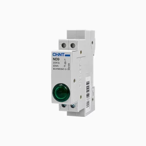 PILOTO LED A RIEL DIN COLOR VERDE 230 VAC/DC, IP20