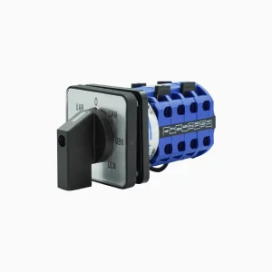 SELECTOR VOLTIMETRICO, 3 FASES, 4 ALAMBRES, 60X48MM, 7 POSIC