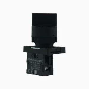 SELECTOR MANILLA CORTA PLASTICO, 2 POS. FIJAS (0-1), 1NA