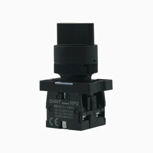 SELECTOR MANILLA CORTA PLASTICO, 3 POS. FIJAS (1-0-2), 2NA